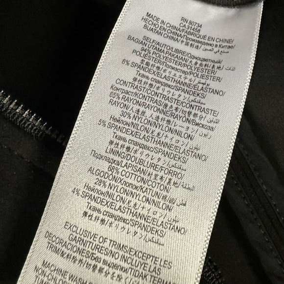 BCBGMaxAzria Black Faux Suede Asymmetrical Cropped Eyelet Studded Zip Jacket S - Picture 10 of 12